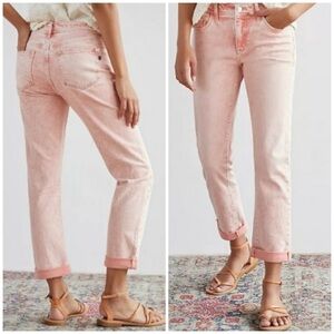 Anthropologie Pilcro Pink Slim Women’s Boyfriend Jeans Sz 29
